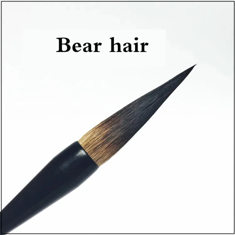 Large Calligraphy Brush Hard Long Bear Hair Brush Pen Running Cursive Couplets Writing Chinese Painting Cursive Calligraphy Pen