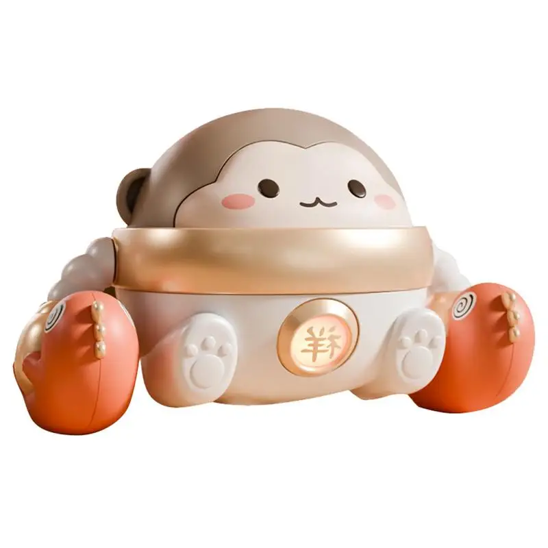 

Rolling Monkey Toy Electric Toys Crawling Musical Toys Toddler Toys Cartoon Monkey Educational Toys Interactive Toys With Lights