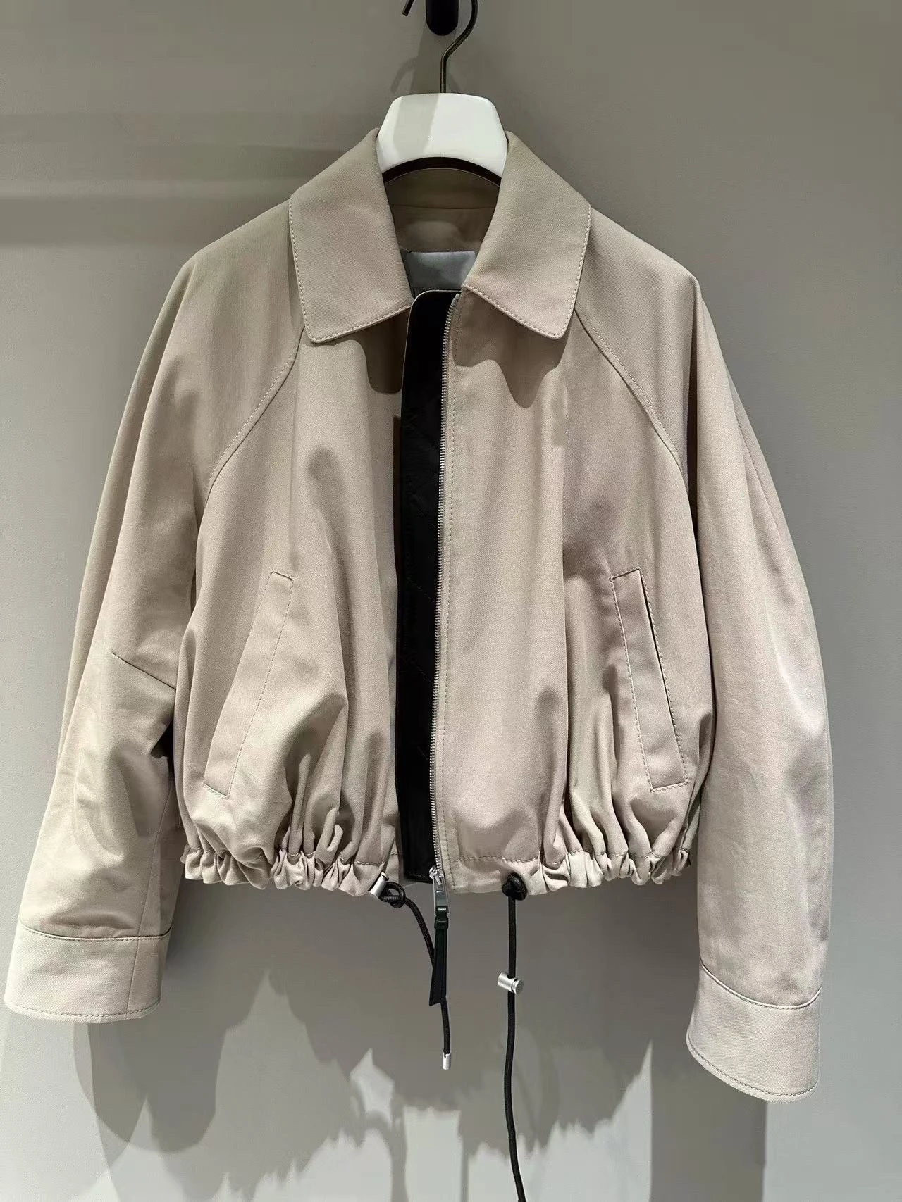

Latest unisex casual pure-color simple classic daily wear coat/jacket trendy and fashionable