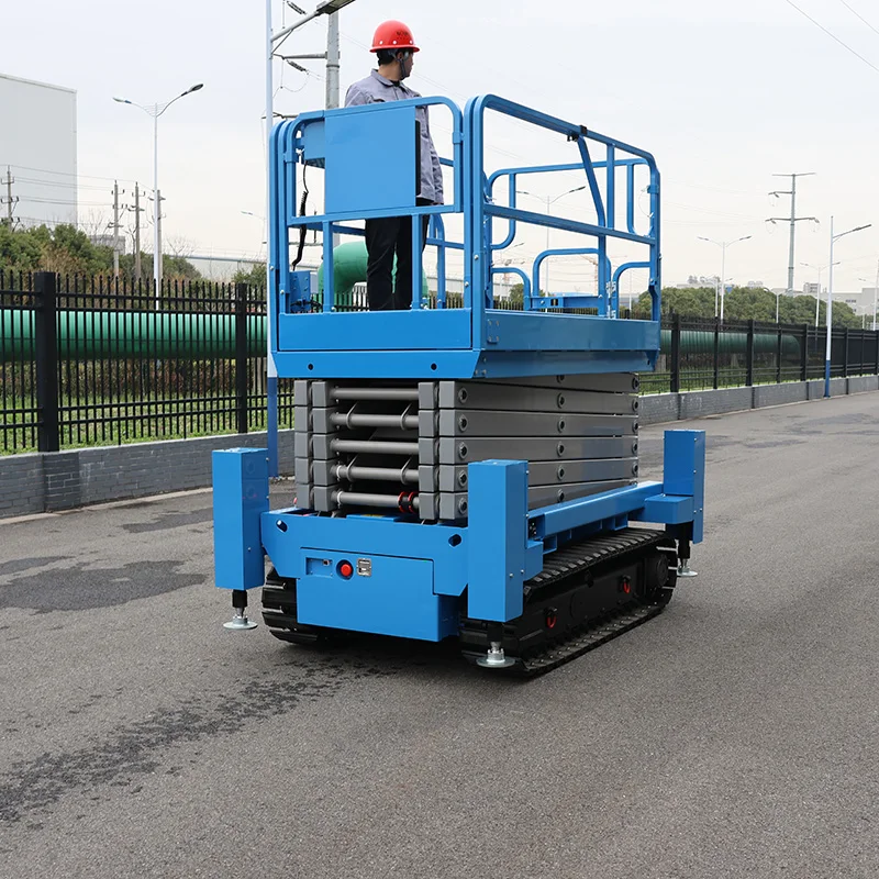 Aerial work platform 320kg 350kg self-propelled hydraulic scissor lift platform workbench