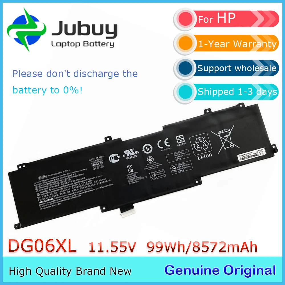 DG06XL 11.55V 99Wh Original Laptop Battery for HP Pavilion Gaming 15-DK0000 15-DK 15-DK0049TX L48430-AC1 L4849