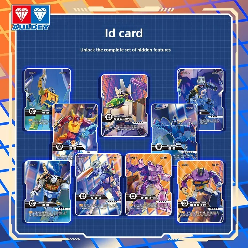 لون مشترك شفاف Auldey Vol.3 منتج جديد عالي استعادة ميجاترون نموذج سطح المكتب زخرفة عصرية الشكل محولات صندوق أعمى #4