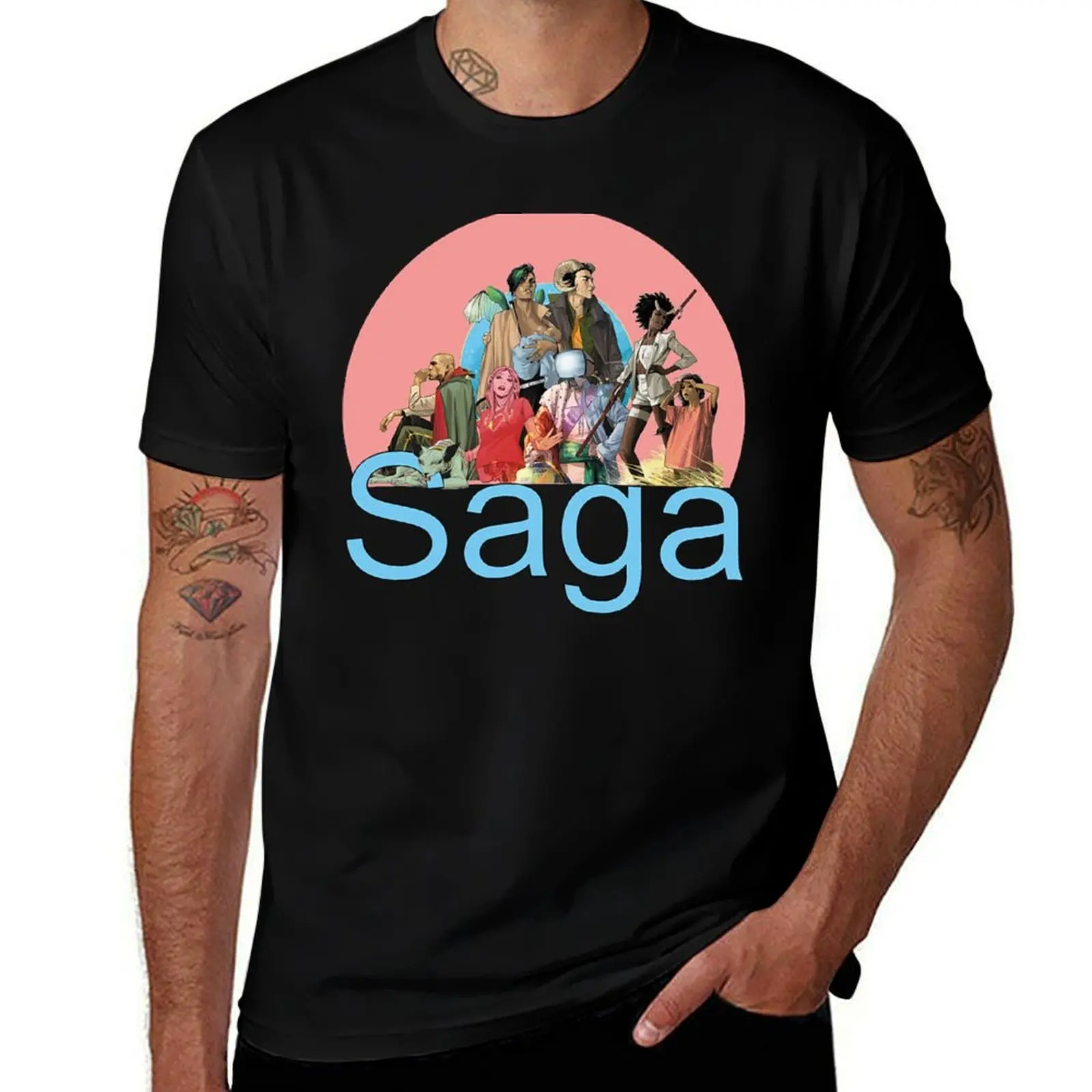 The Entire Saga T-Shirt Everyday Wear Basic Short Sleeve Top T-Shirt