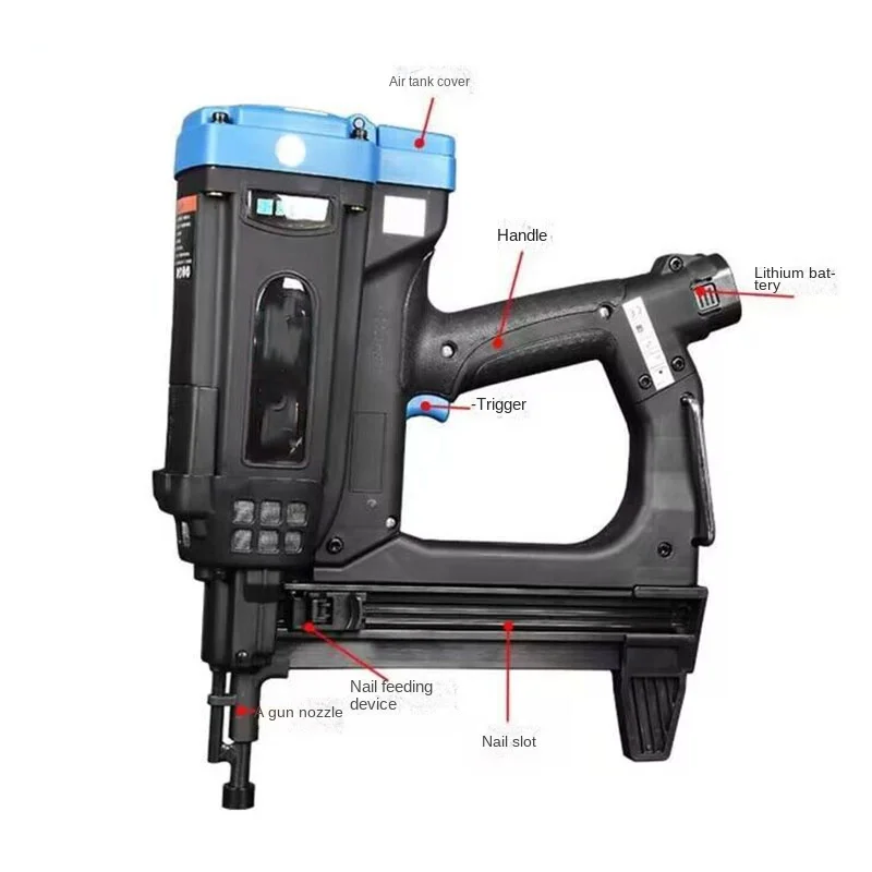 Multi-Function Gas Air Nail Gun Electric Hydroelectric Window Continuous Nail Gun Nozzle Barrel Accessories