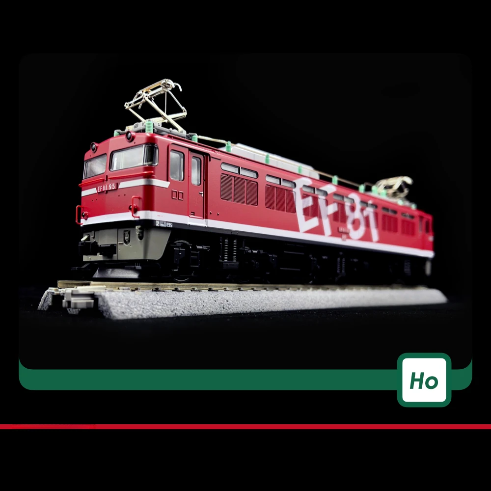 HO Scale 1/87 KATO Train Model 1-322 EF81 Electric Locomotive   Unit 95 Rainbow Color Rail Car Toy Gift