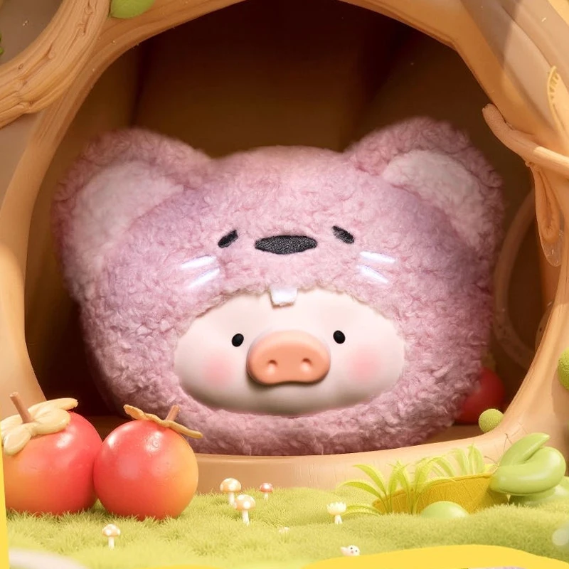 Genuino Lulu The Piggy Animal Party Series funda de silicona para auriculares caja ciega funda protectora para auriculares caja misteriosa regalos