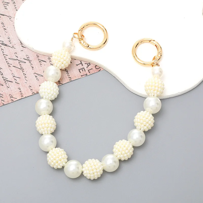 High brightness pearl carrying chain, pearl extension chain, phone case hanging chain