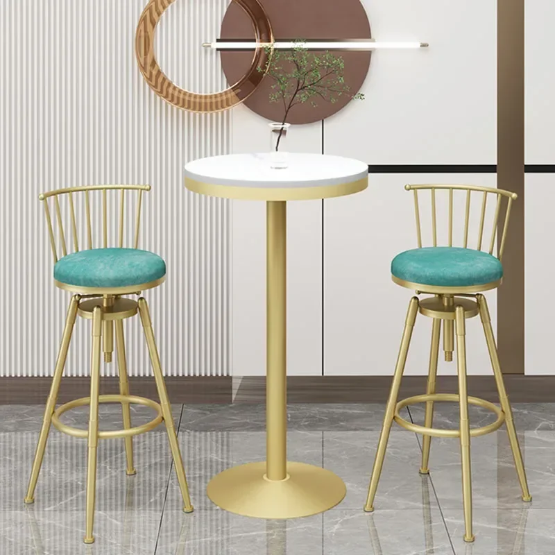Asian Designer Bar Chairs Luxury Breakfast Waterproof Makeup Office High Reception Bar Chair Gaming Sgabello Bar Cafe Furniture