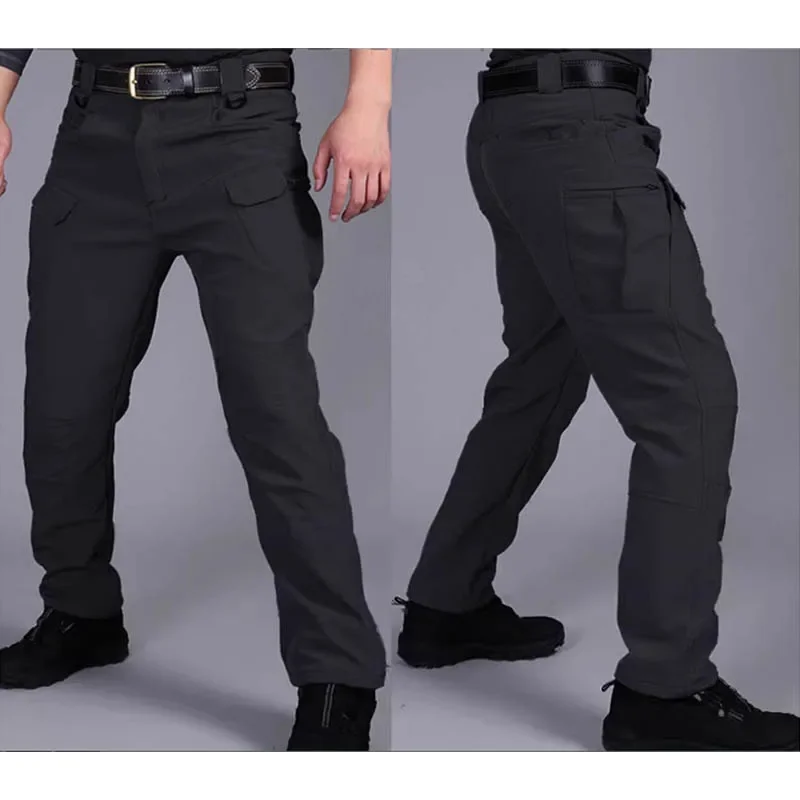 

Waterproof and durable long pants straight leg pants for training men's thick and warm high-end handsome tactical functional p