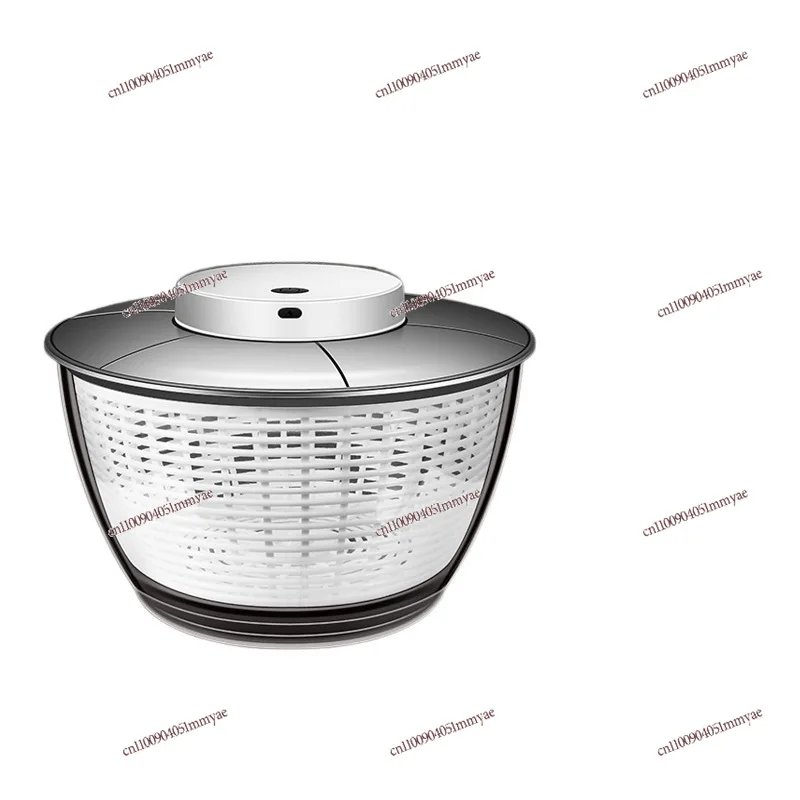 

Stainless Steel Vegetable Salad Dehydrator Hand Dryer Electric Fruit and Vegetable Drain Basket Kitchen Household