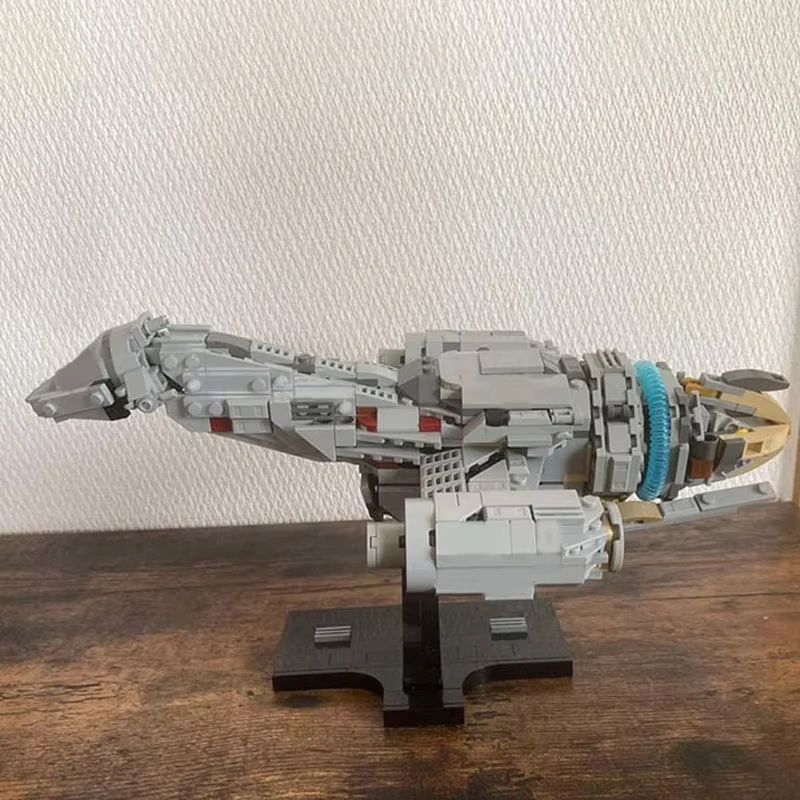 670PCS MOC beroemde film en televisie iconisch ruimteschip model assemblage bouwsteenspeelgoed kinderverjaardagscadeau