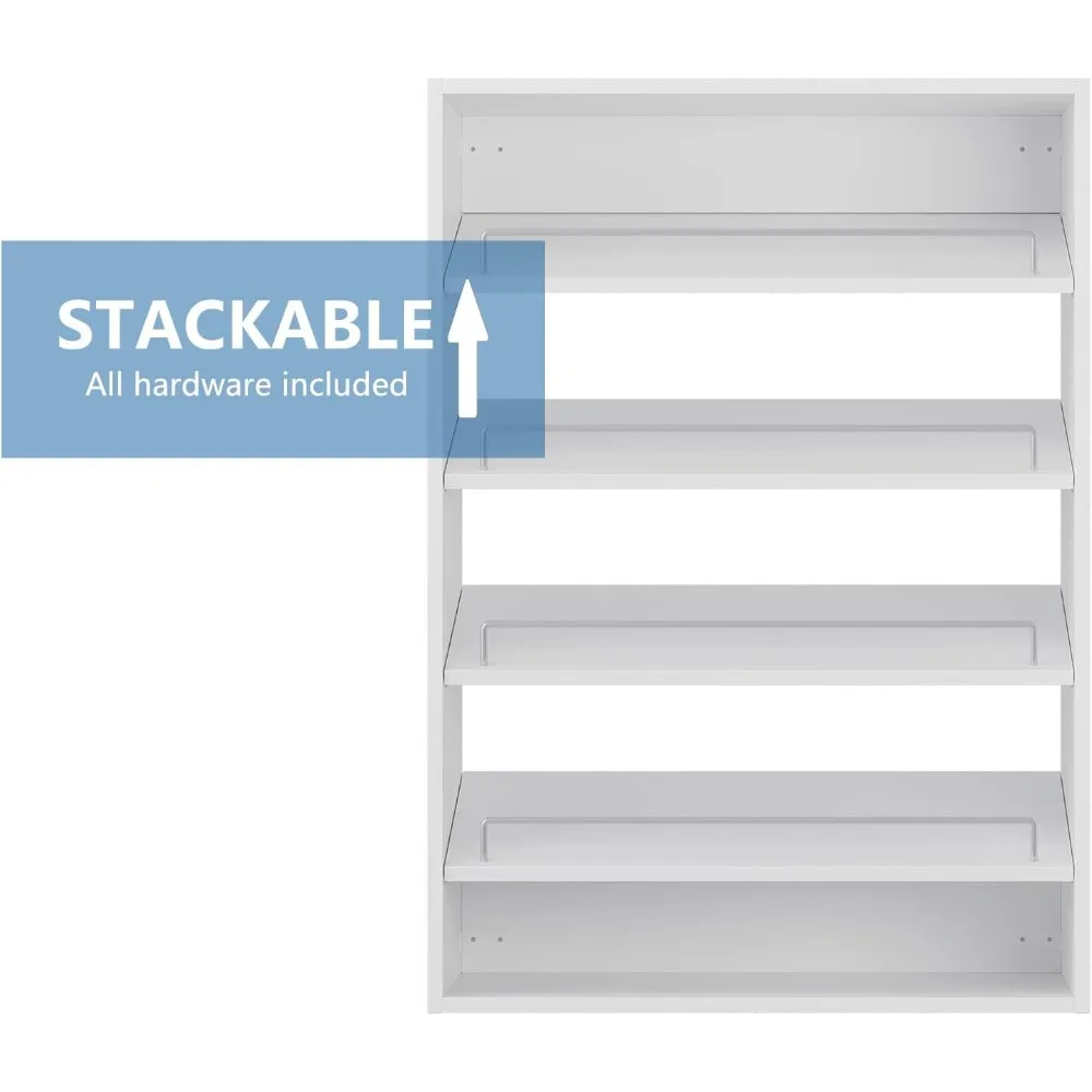 Système d'organisation de placard modulable - Unité de rangement en bois pour vêtements et accessoires