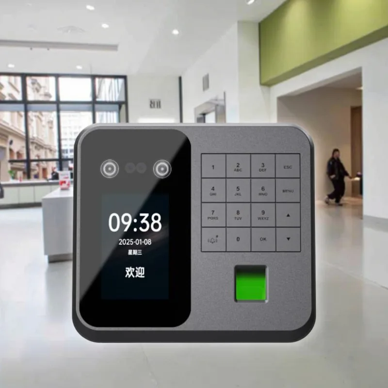 FaceTime-aanwezigheidsregistratieapparaat Toegangscontrole Klok in te drukken bij de ingang van het kantoor