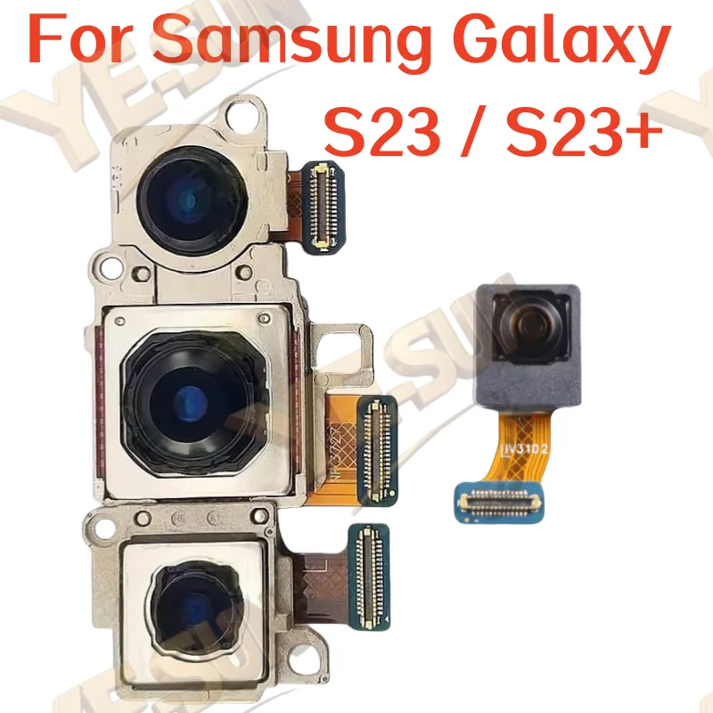 

Camera Set For Samsung Galaxy S23 / S23+ / S23Plus SM-S911U SM-S916U SM-S911B/DS SM-S916B/DS Front Camera +Telephoto + Wide + M