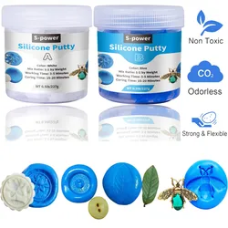 Mold Silicone Mold Putty (1lb Kit) Molding Compound Heat-Resistant Molds For Casting Resin & Epoxy | Dental Impression Silicone