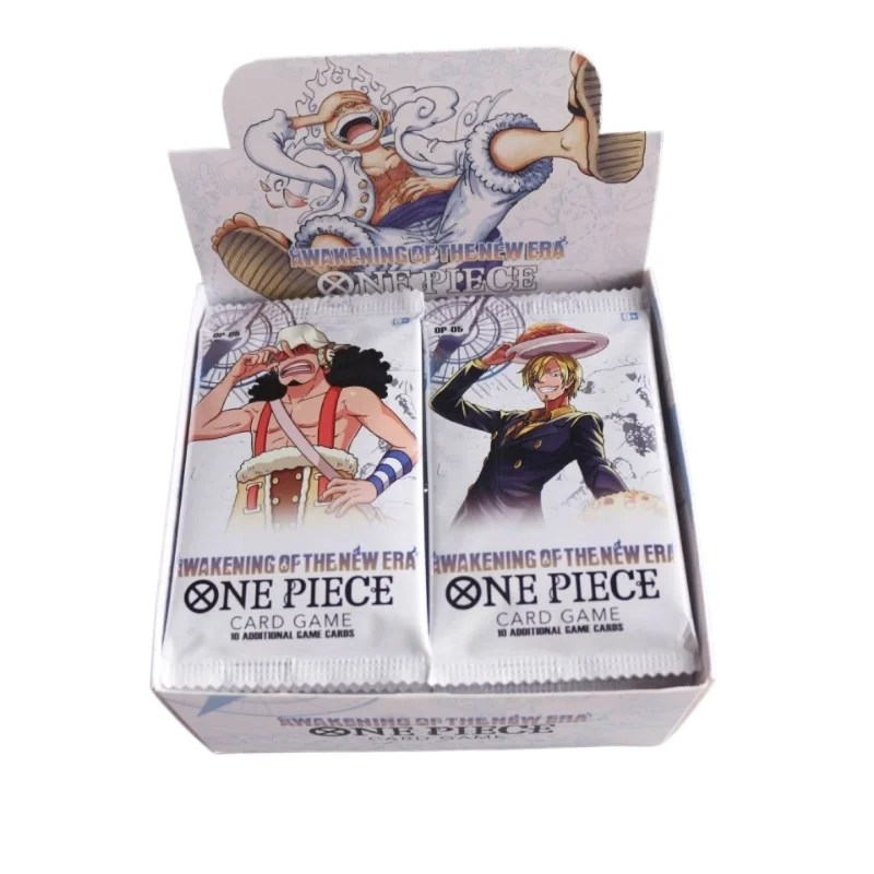 300PCS/ET One Piece OP05 Series Cards Booster Box Anime English Trading Game Card Collector Gift Toys