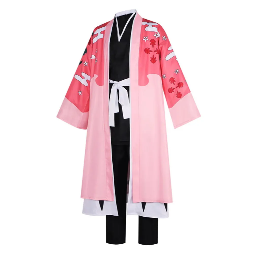 Kyoraku Shunsui Cosplay Kimono Cloak Anime Blieach Thousand-Year Costume Disguise Men Male Halloween Carnival Party Clothes