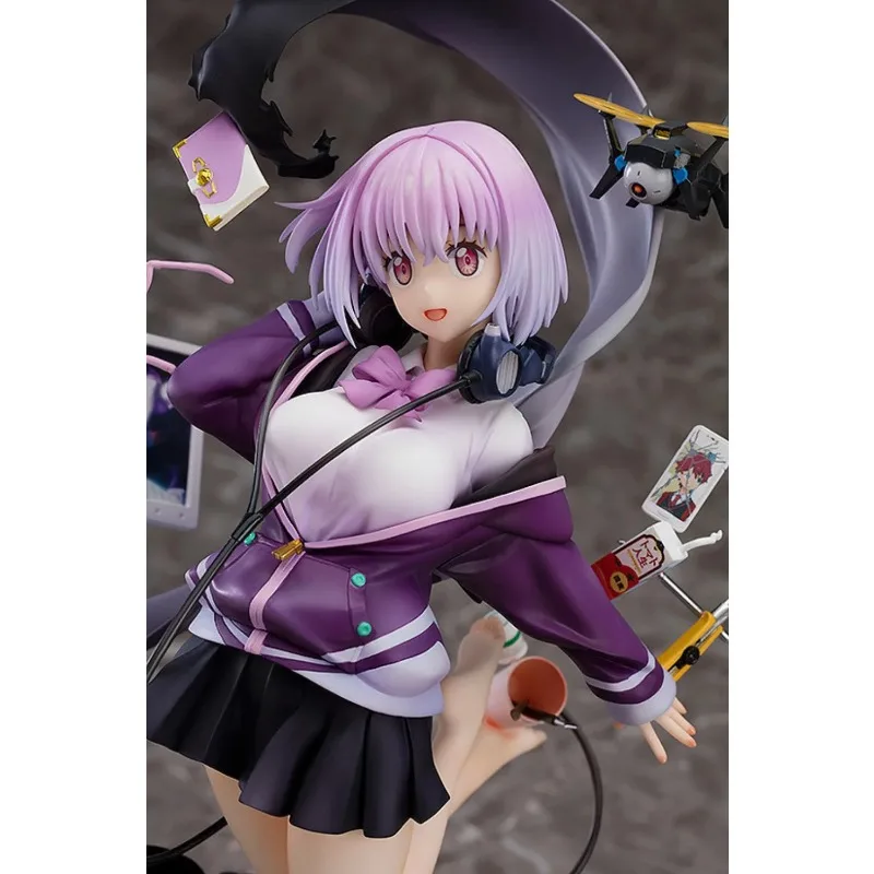 Figura de Acción Coleccionable de Shinjou Akane de SSSS.Gridman, Serie Wish Fulfilled, Escala 1/7, de Good Smile Company, Original