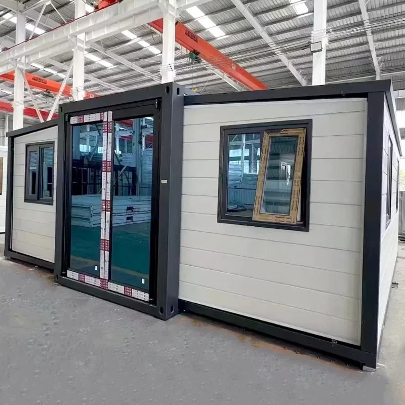 Ready Made 2 Bedrooms Prefabricated Luxury Portable Living Villa 20ft Expandable Container House Prefab Mobile Tiny Home
