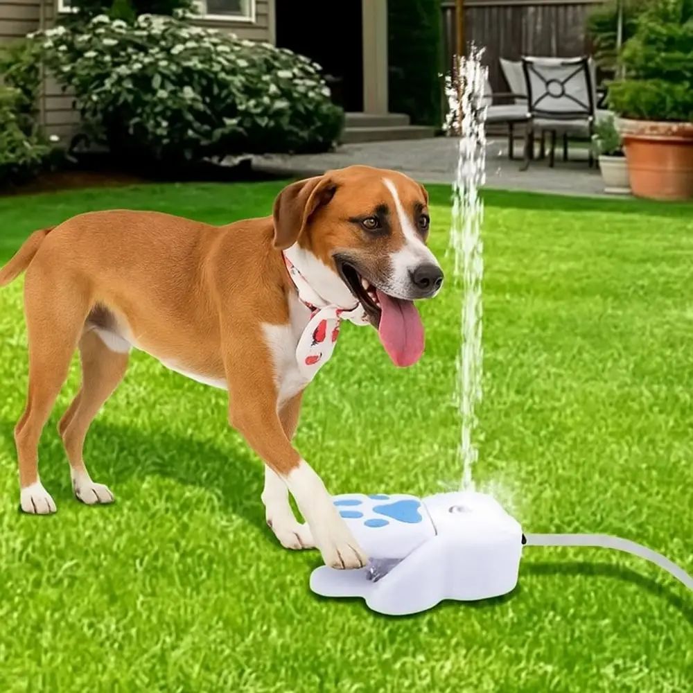 

Claw Shape Paw Activated Pet Sprinkler Funny Plastic Puppy Water Dispenser Interactive Step On Drinking Container