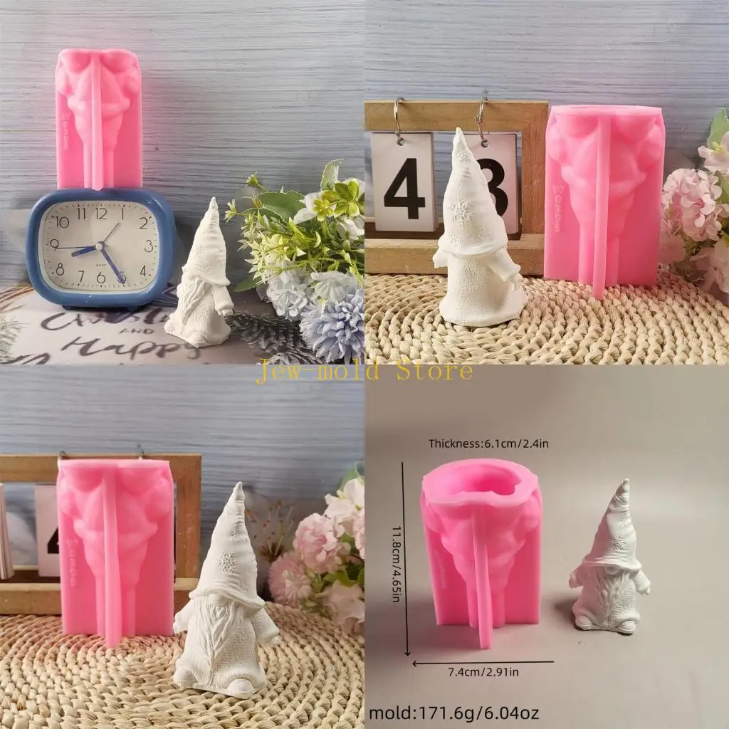 

C71B Гнома фигурная отделка плесени силиконовая форма