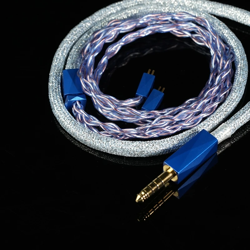 Culemi-QB Kopfhörer-Upgrade-Kabel mit 2,5/3,5/4,4 symmetrischem MMCX/2PIN IE900 IE600, geeignet für DaVinci Delci Explorer 4U – Detail 11