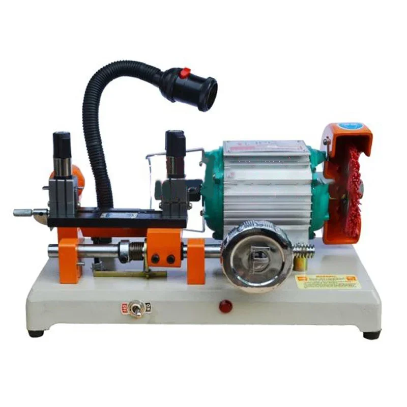 220V Horizontal Key Copy Duplicate Cutting Machine Multi-function RH-2AS Horizontal Locksmith Tools With Brush Lengthen Clamp