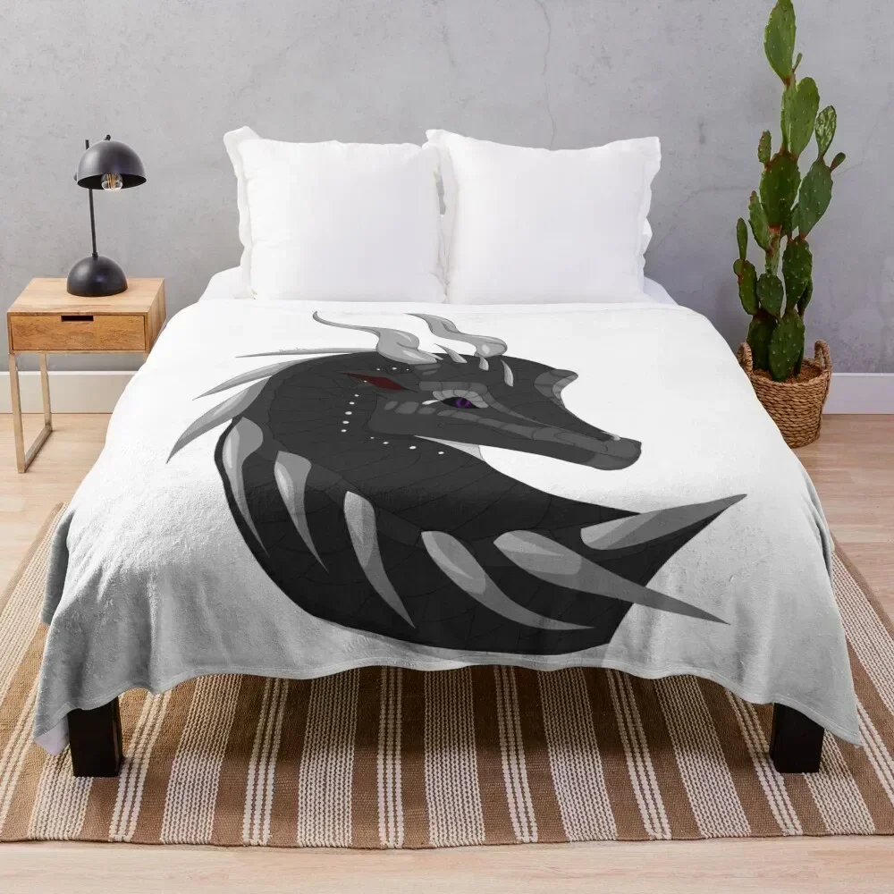 

Darkstalker - Wings of Fire Throw Blanket Cozy Sofa Blanket for TV Watching Napping