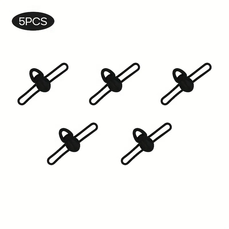 5pcs/bag High Elasticity Silicone Fishing Bait Hook Fixer Lightweight Anti-Slip Fishing Rod Hook Clip - view 5