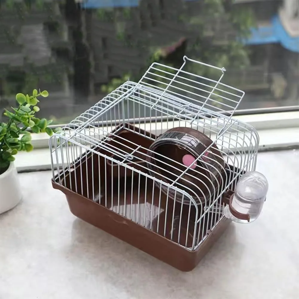 Deluxe-Hamsterkäfig aus Acryl, großer Raum, goldenes Hamsterhaus, faltbar und für den Außenbereich, Kunststofftablett, Heimtierbedarf, Box-Verpackung – Detail 5