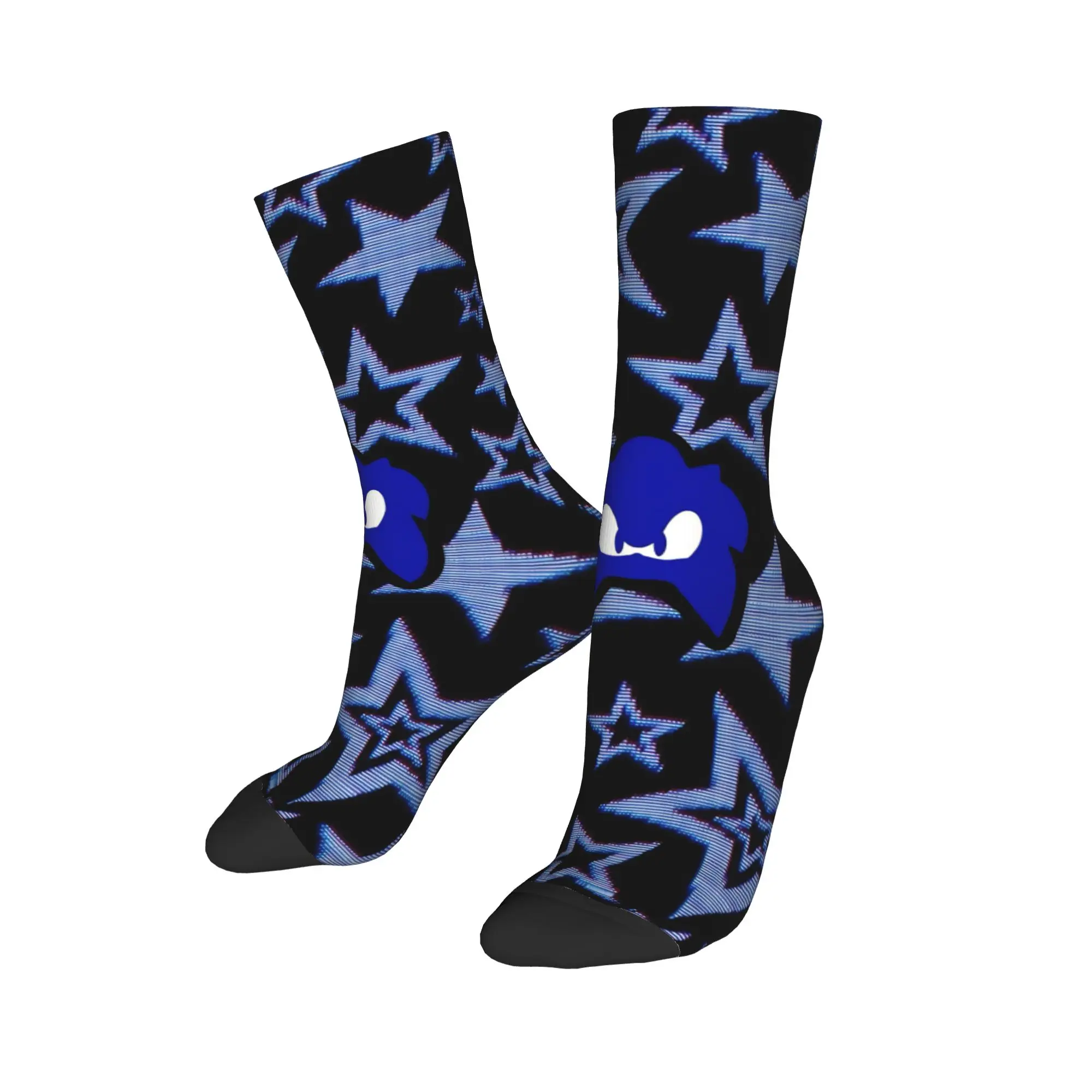 Shadow The Hedgehogs Socks Men's Women's Fashion Cartoon Socks Spring Summer Autumn Winter Middle Tube Socks