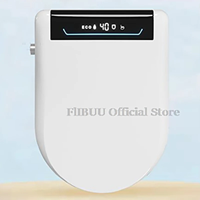 

Smart Bidet Toilet Seat Cover with Wireless Remote Multiple Spray Modes Heated Seat Warm Water Air Dryer Toilet Lid Elongated