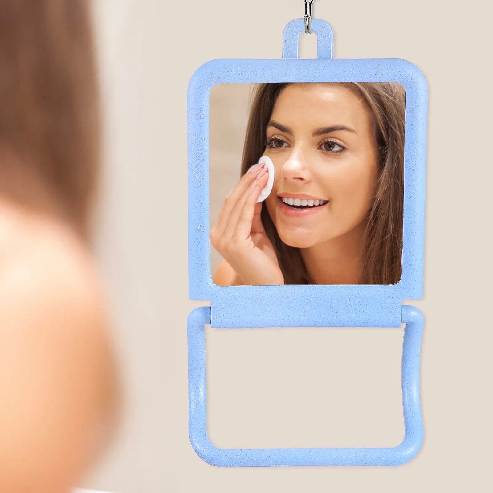 

Компактное зеркало с легким дизайном для путешествий, использования на столе или туалетном столике, четкое отражение, для повседневного использования