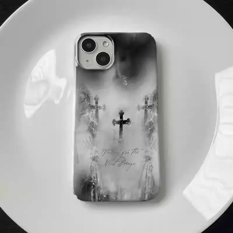 Retro Dream Cross Fashion Phone Case For Iphone 15 16 Pro Max 11 12 13 Mini 14 Plus XR X XS Max Cool Shockproof TPU Case Cover