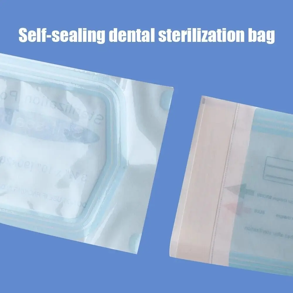 200PCS/Box Disposable Self-sealing Sterilization Pouches Bags 7 Sizes Disposable Storage Bag for Tattoo Accessories Tattoo Tools