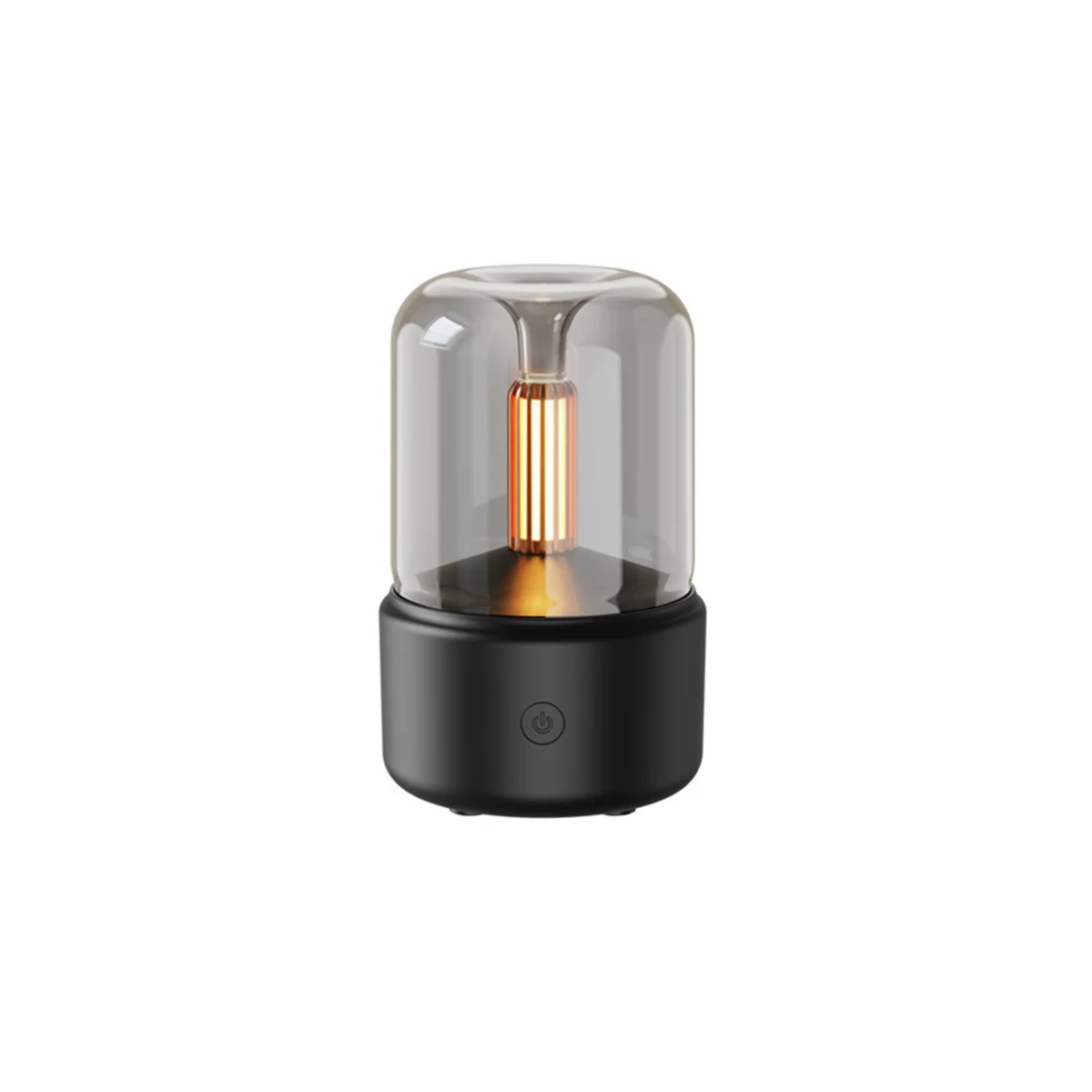 120Ml Simulated Candlelight Mini Portable Air Purification Humidifier Plugged in for Use Air Humidifier for Bedroom Home