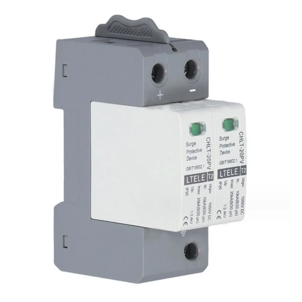 

Solar Systems Surge Protector - 2 Pole Compatible Wire Gauge Electrical Connection Number Of Ports Protection Device