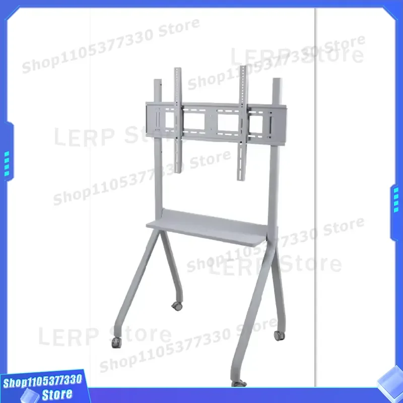 Adjustable Height Mobile TV Cart Stand for 65 to 100 Inch LED Screen with Wheels Heavy Duty Floor Mount Bracket for Large