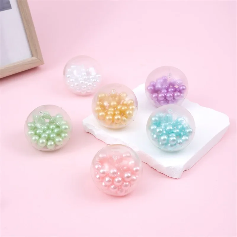 New Pearl Milk Tea Cup Squeeze Toy Cute Pearl Shell Voice-activated Pearls Ball Pinch Sensory Toys For Kids To Relieve Stress