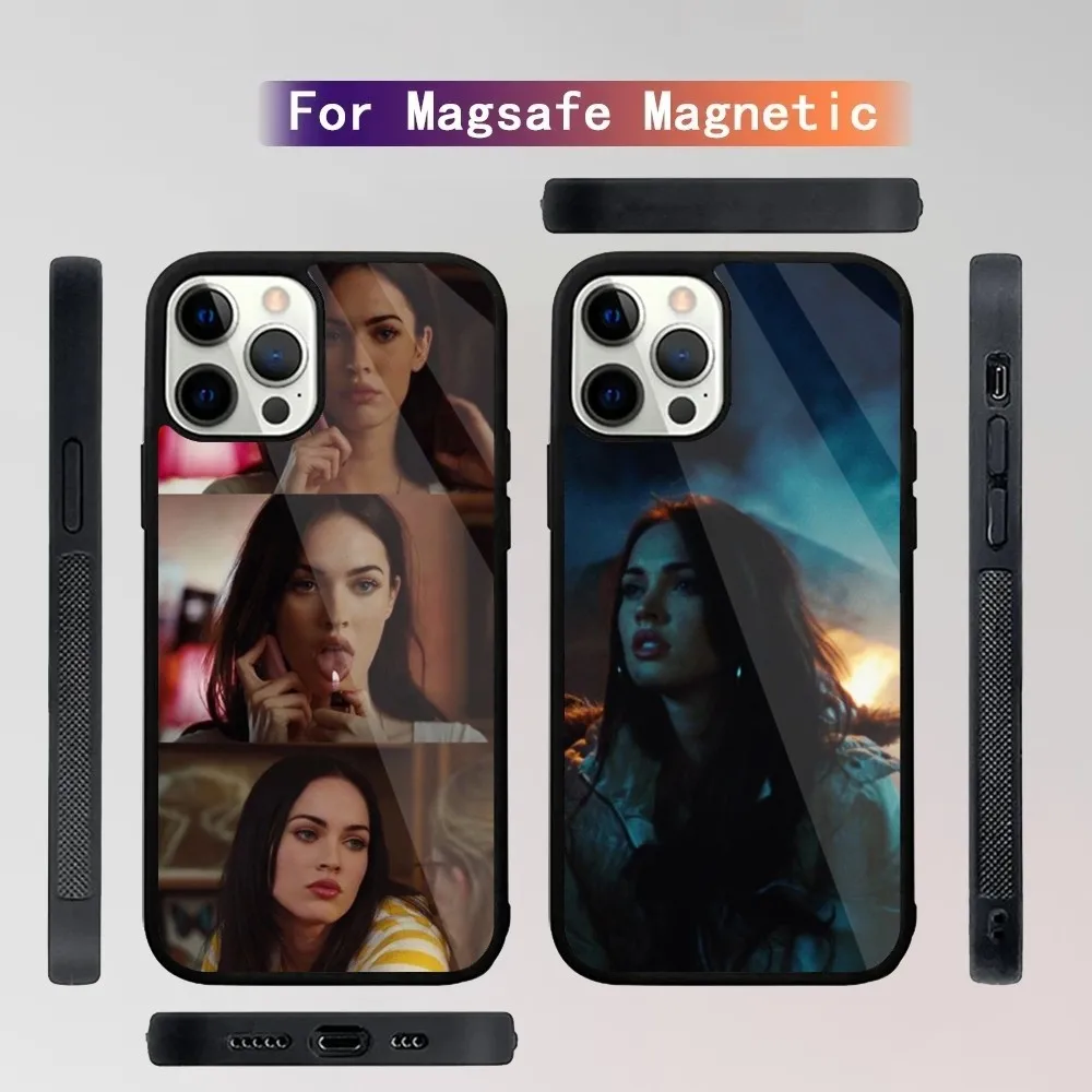 2000s Megan Fox Phone Case For iPhone 16,15,14,13,12,11,Plus,Pro,Max Mini Magsafe Magnetic Wireless Charging