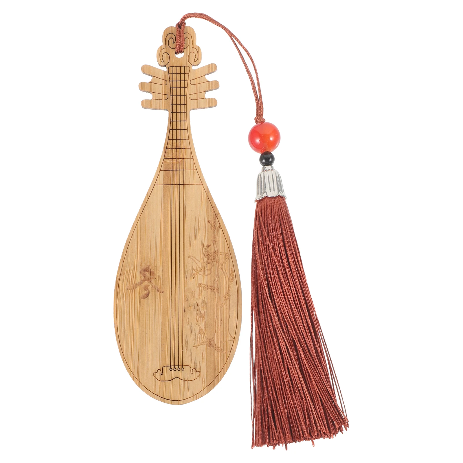 

Pipa Bookmarks Winter Edition Single Gift Box Wood Shape Page Markers Students Teachers Chinese Style DIY