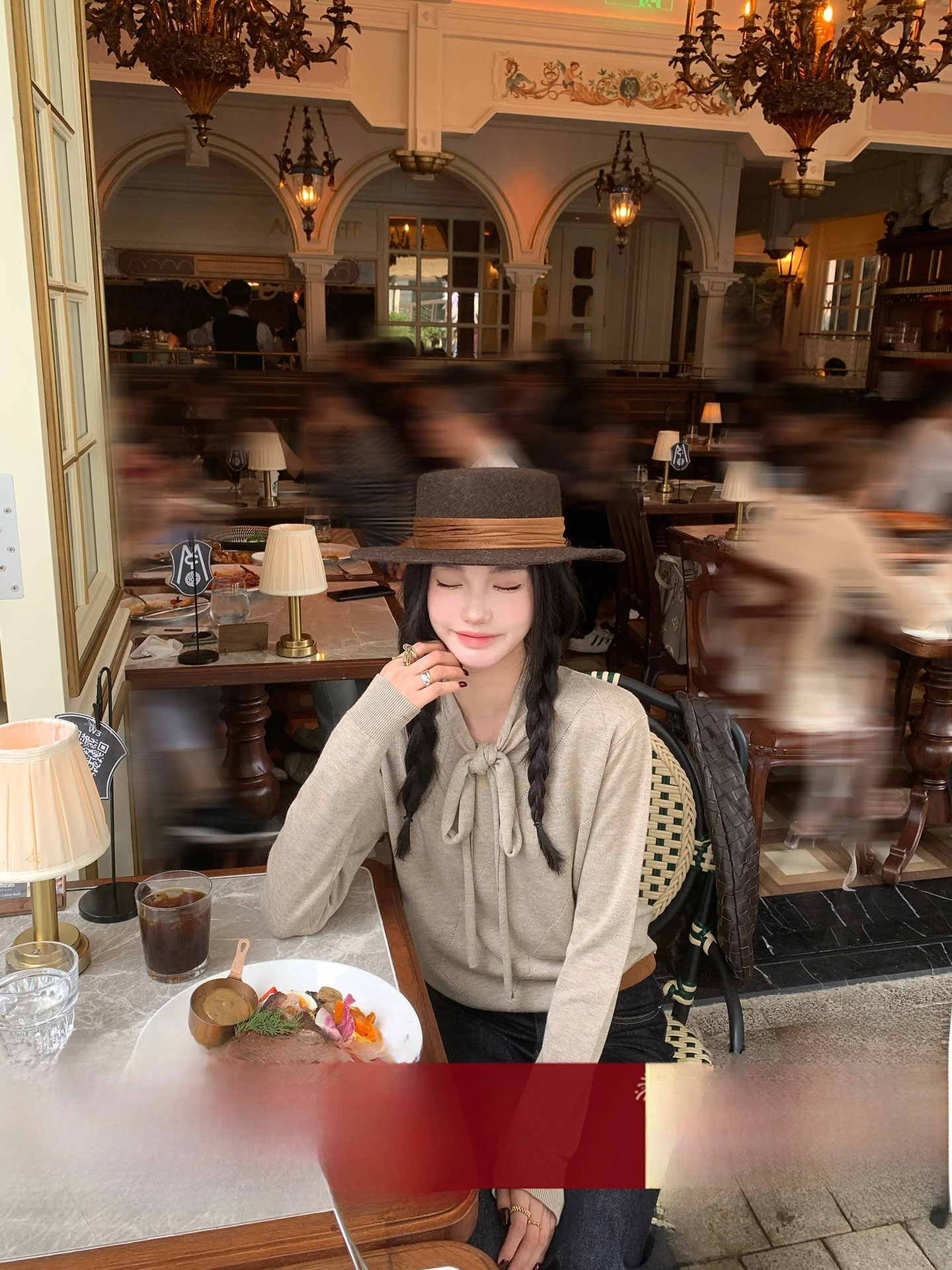 

Вязаный свитер Ouyang Camere с узором «Бриллиант» для женщин, зимний, свободный, с драпировкой, длинными рукавами, винтажный топ в корейском стиле, свободный крой