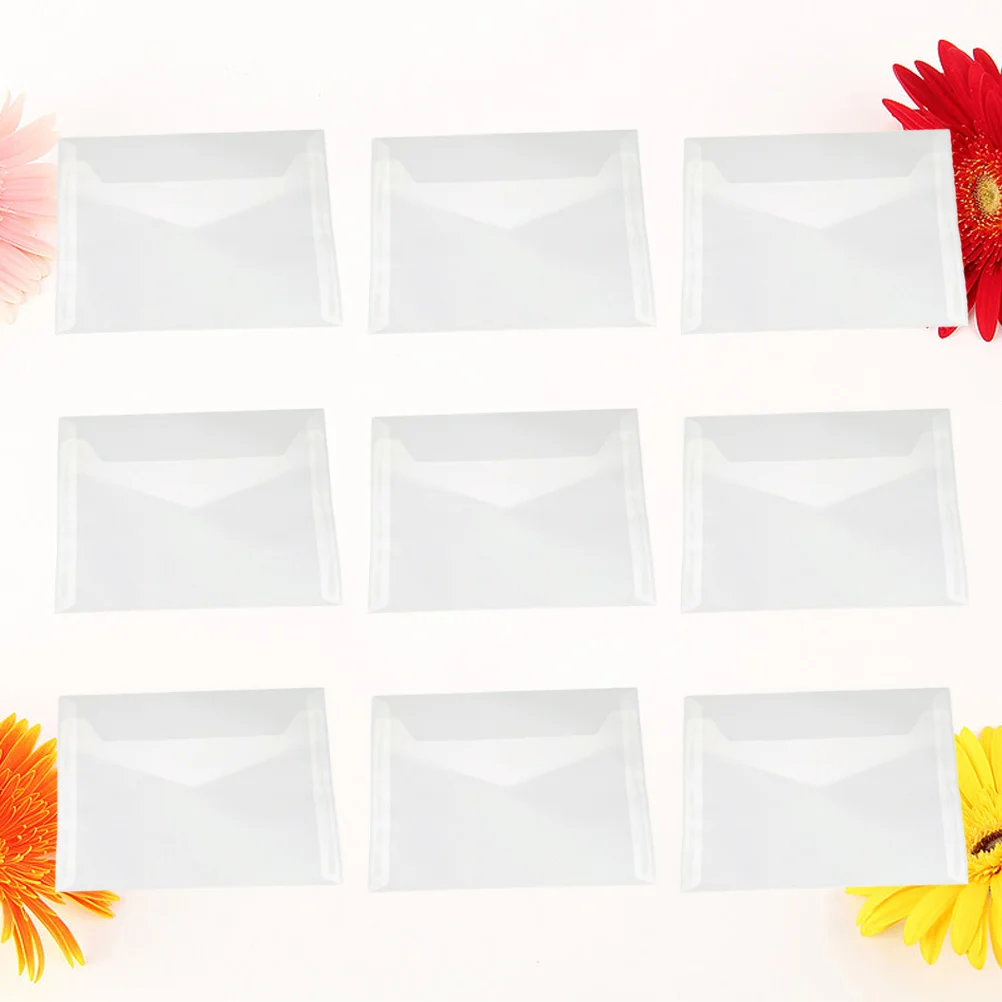 50 Pcs Filling Envelope Postcard Storage Bag Greeting Cards Envelopes for Letters