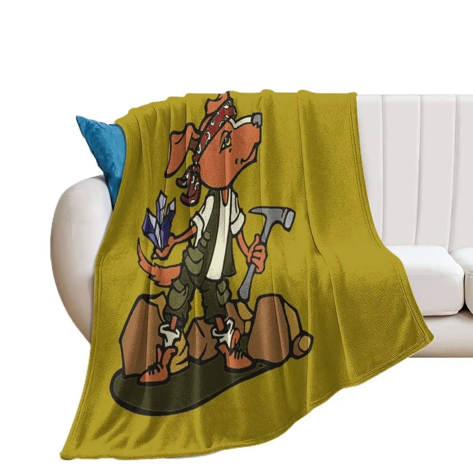 Rockhound Throw Blanket Vintage Tourist Blankets