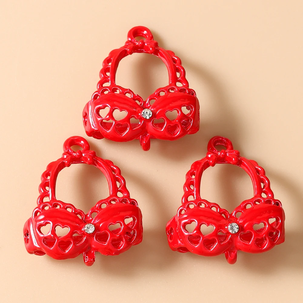 Leslie 5 Stück Neonfarbene Sommer-Strand Sexy Bikini Anhänger für DIY Ohrringe Halsketten Handgemachter Schmuckherstellung – Detail 8