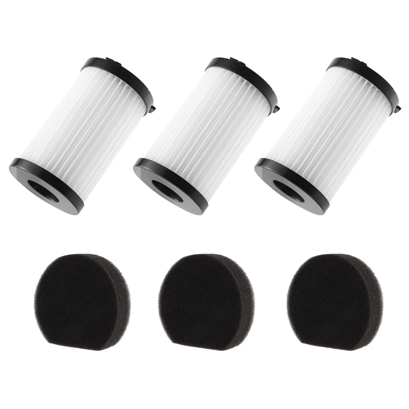 3 PCS Hepa Filter For Moosoo D600 D601 Cecotec Thunderbrush 520 Corded Vacuum Cleaner Filter Hepa Elements