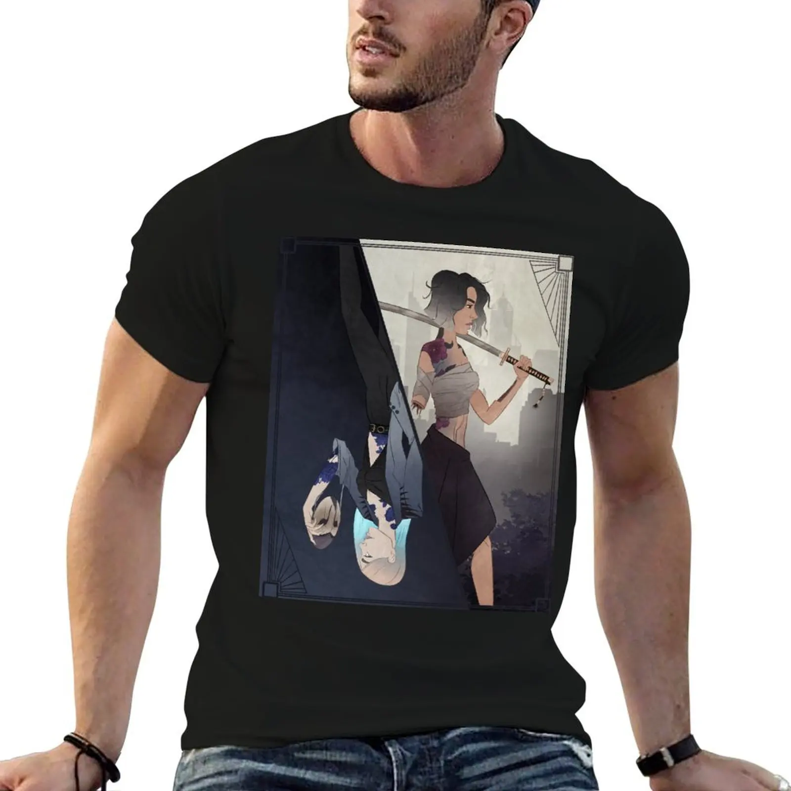 Cyberpunk Warriors T-Shirt Independence Day Short Sleeve T-Shirt