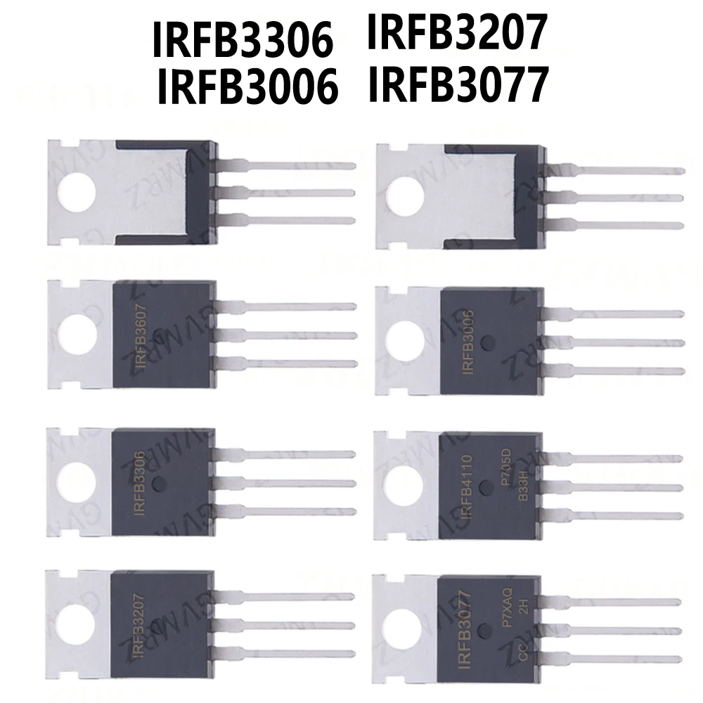 10PCS TO-220 IRFB3006 IRFB3077 IRFB31N20D IRFB3207 IRFB3306 IRFB3607 IRFB4110 IRFB4227 IRFB4310 IRFBC40 TO-220
