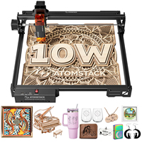 ATOMSTACK A10 PRO V2 Laser Engraver 12W Classic Upgraded Laser Engraving Machine Eye Protection Metal Engraving Quick Installati