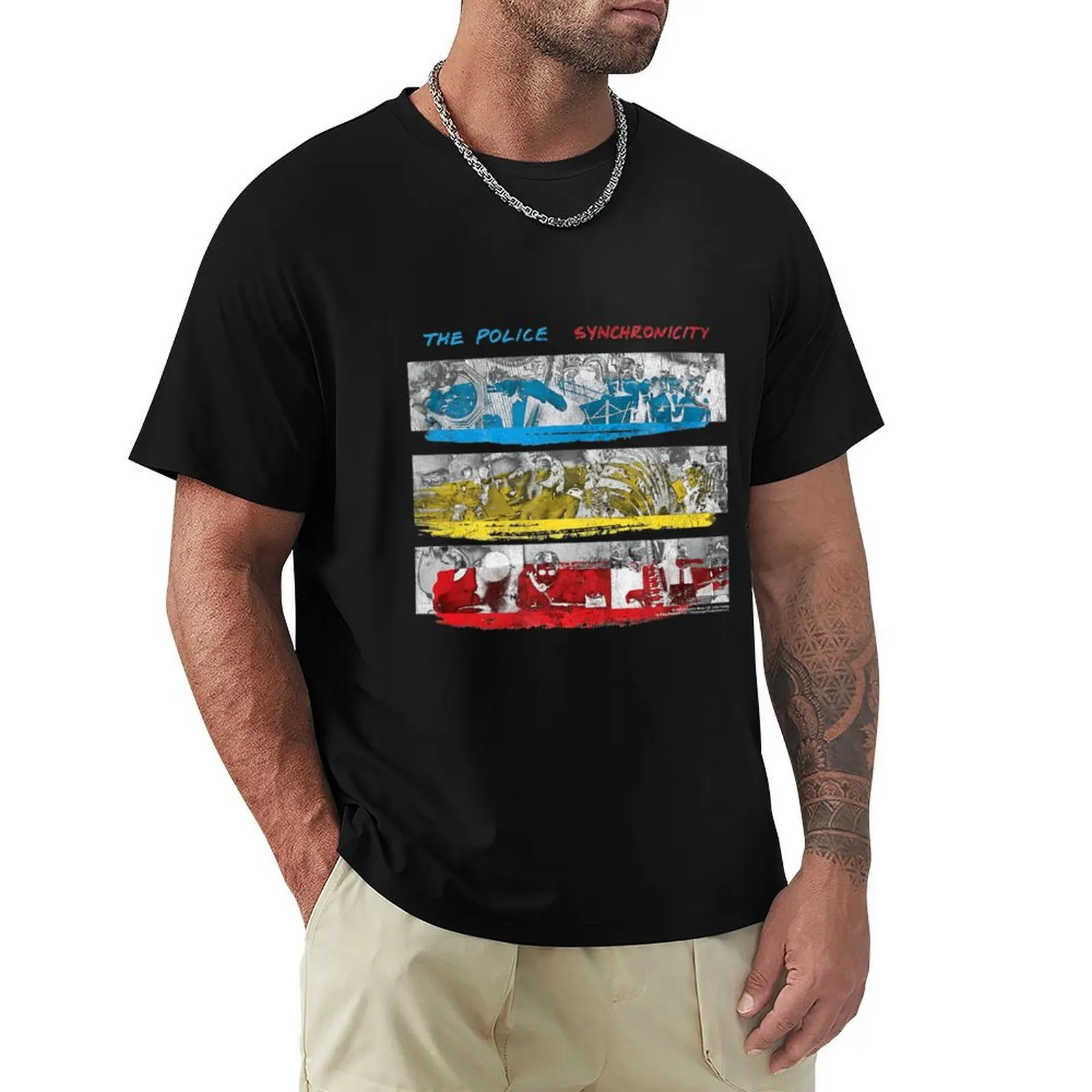 

The Police Syncronicity T-Shirt cute tops summer clothes men clothings
